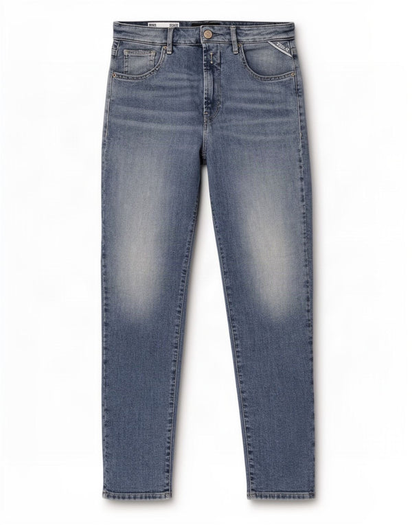 Replay Vaqueros Mom Tapered para Niñas 13-14 Años W25 L26 Algodón Azul