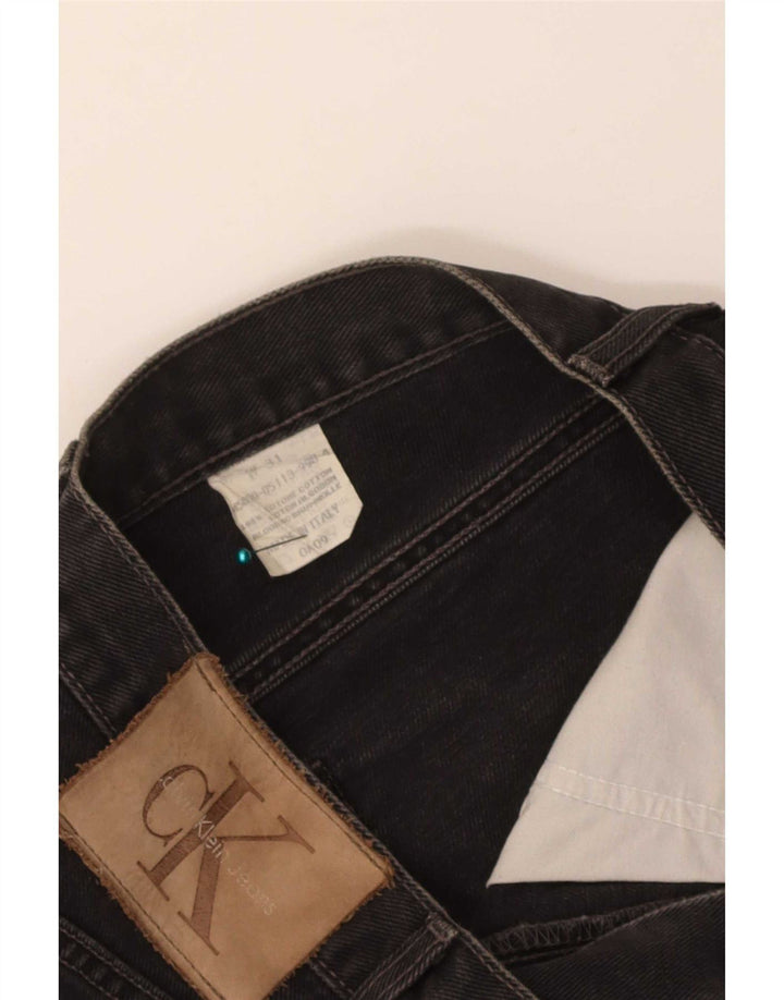 Calvin Klein Jeans rectos para hombre W31 L33 Algodón negro