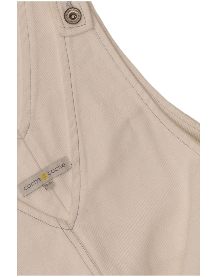 Cache Vestido estilo delantal vaquero para mujer UK 8 Small White