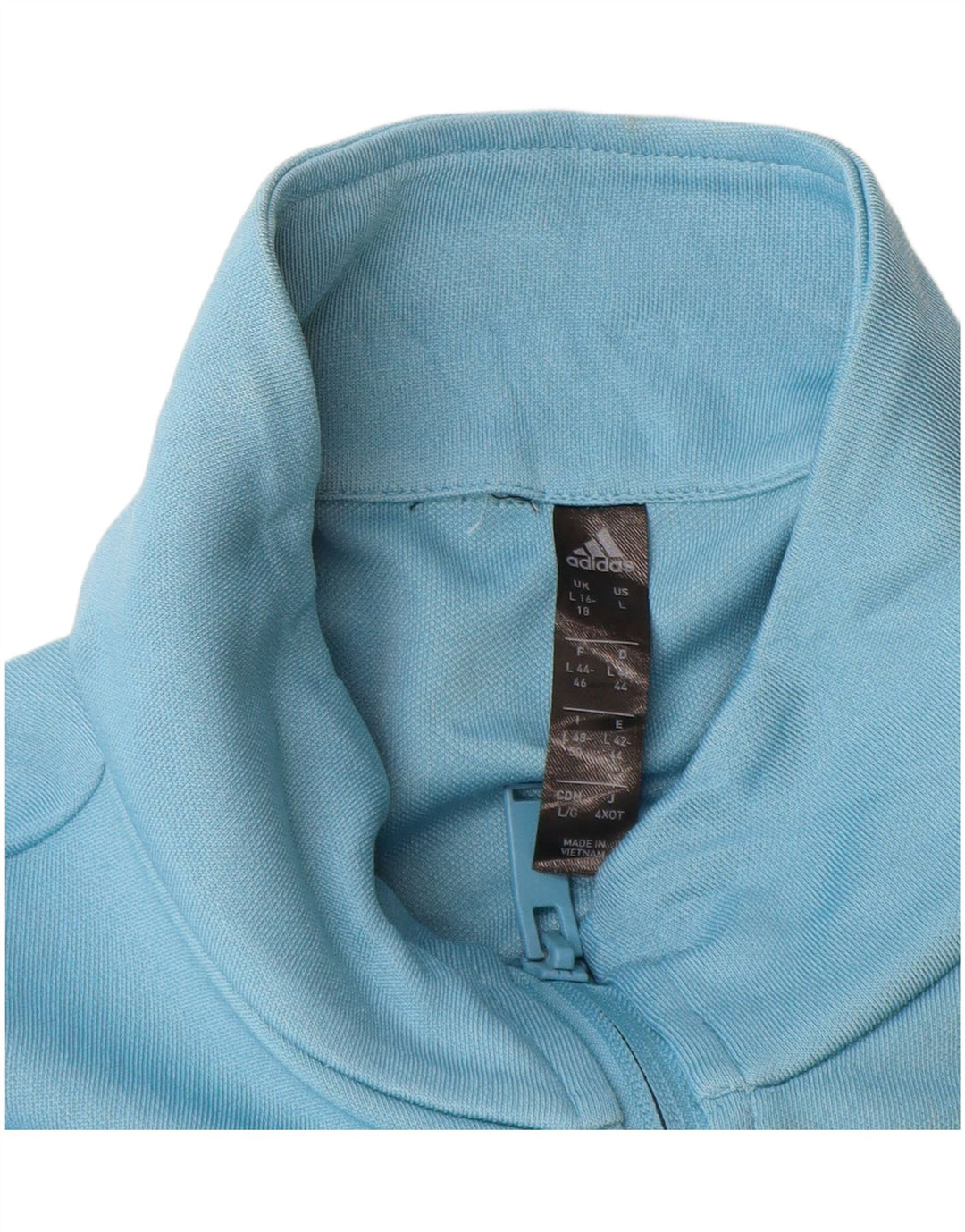 Adidas - Chaqueta de chándal para mujer, talla 40, talla grande, color azul