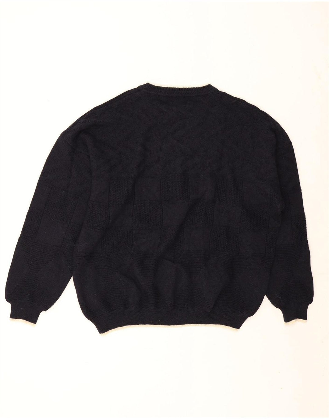 Cacharel Jersey De Cuello Redondo Para Hombre XL Azul Marino Lana Nueva