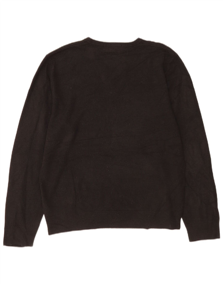 Marks & Spencer Suéter con Cuello en V para Hombre Grande Acrílico Negro