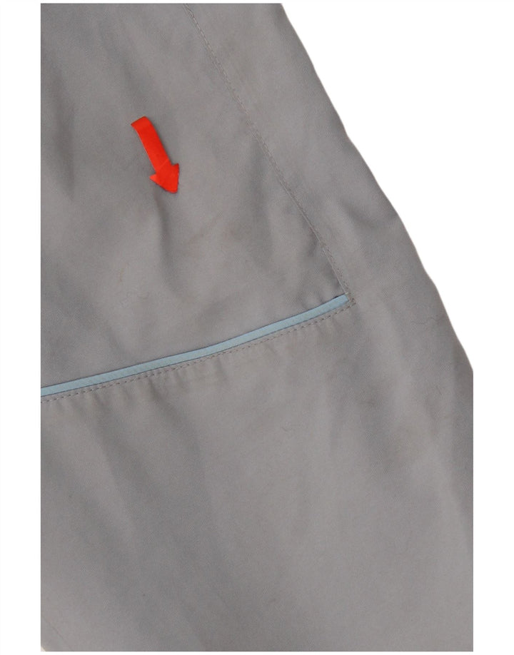 Adidas Hombre Chándal Top Chaqueta Gris Medio Colorblock