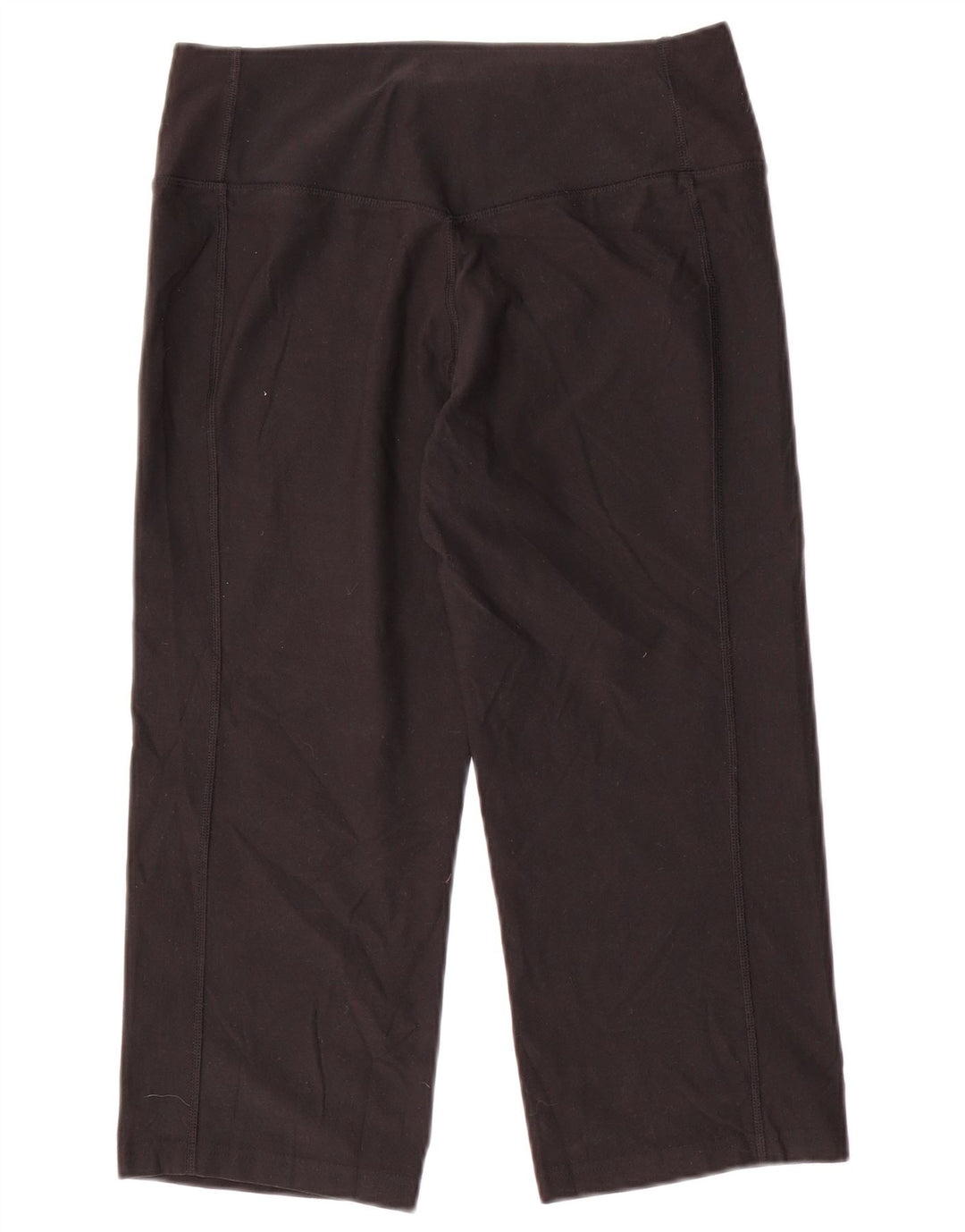 NIKE Leggings Capri Dri Fit para Mujer UK 12 Mediano Negro Poliéster