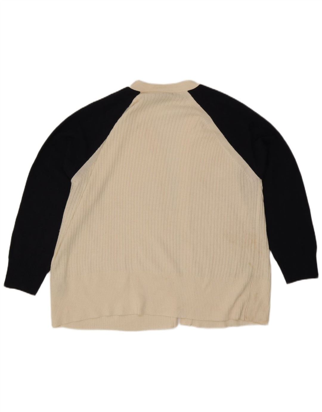 Marks & Spencer Suéter tipo cárdigan extragrande para mujer UK 40 XL Blanco