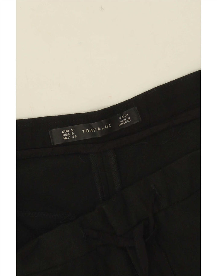 Zara Mujer Hot Pants Pequeño W26 Negro