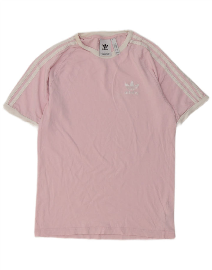 Adidas Hombre Camiseta Top Small Rosa Algodón