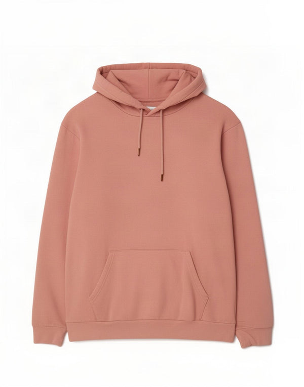 Zara Hombre Sudadera Con Capucha Jumper XL Rosa Algodón