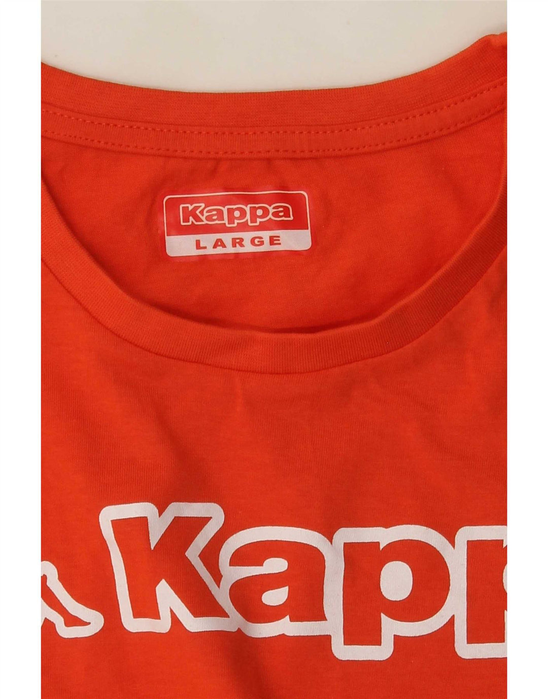 Kappa - Camiseta gráfica para hombre, talla grande, color naranja