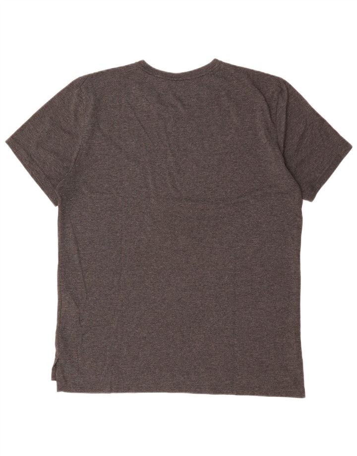 Camiseta Nike Dri Fit para hombre Top poliéster gris grande