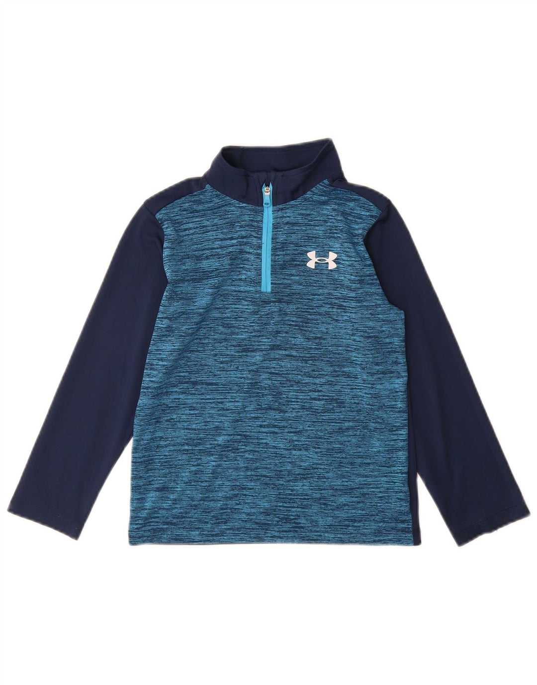 Under Armour Camiseta de chándal tipo jersey para niño 5-6 años Azul marino Colorblock