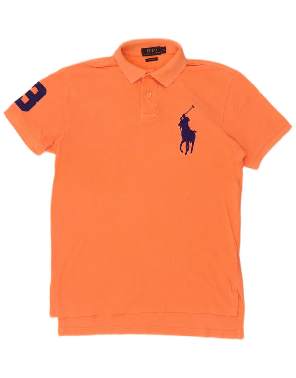 Polo Ralph Lauren Camisa de ajuste personalizado para hombre pequeña de algodón naranja