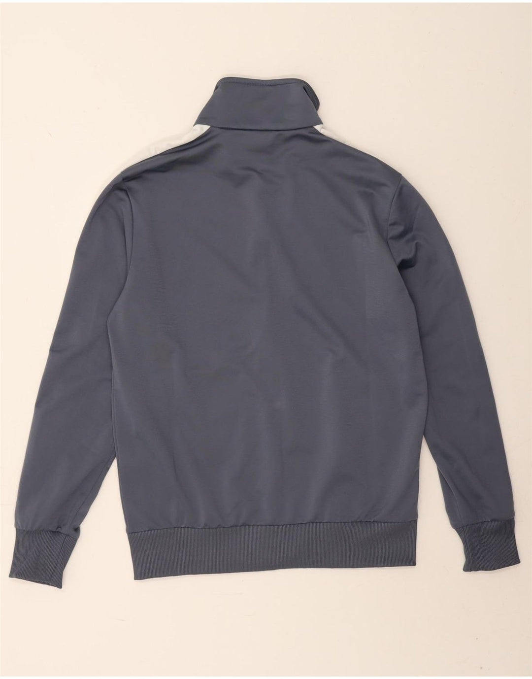 Puma Chaqueta superior de chándal para hombre Poliéster color block azul marino mediano