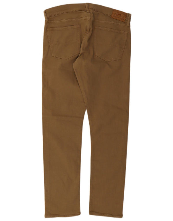 Polo Ralph Lauren Vaqueros ajustados para hombre W34 L32 Algodón beige