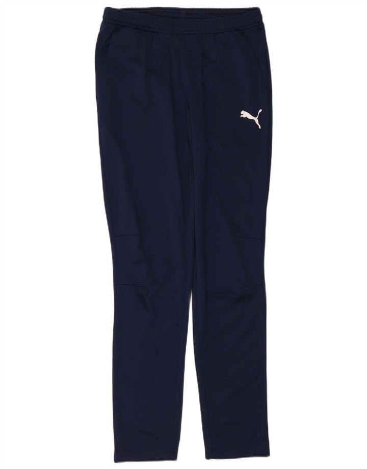 Pantalones de chándal PUMA para hombre Poliéster azul marino mediano