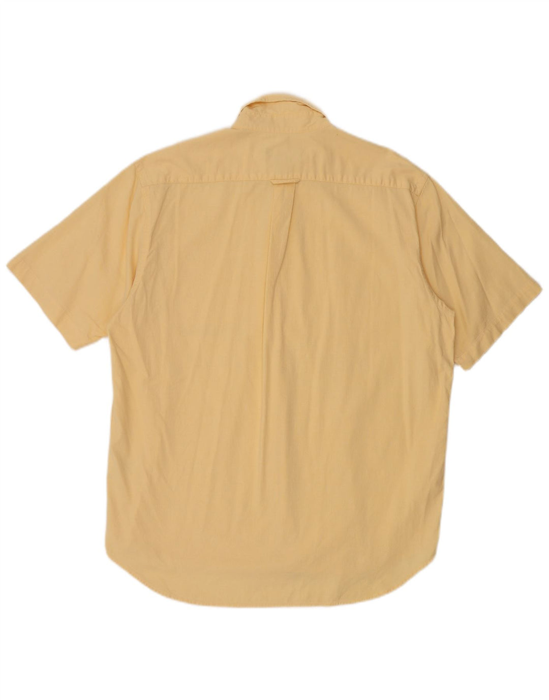 Eddie Bauer Camisa De Manga Corta Para Hombre Algodón Amarillo Medio