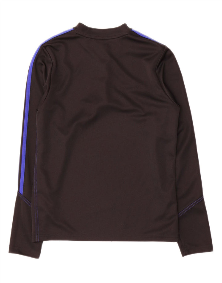 Adidas - Chándal Aeroready con cremallera y cuello para niños, 13-14 años, negro