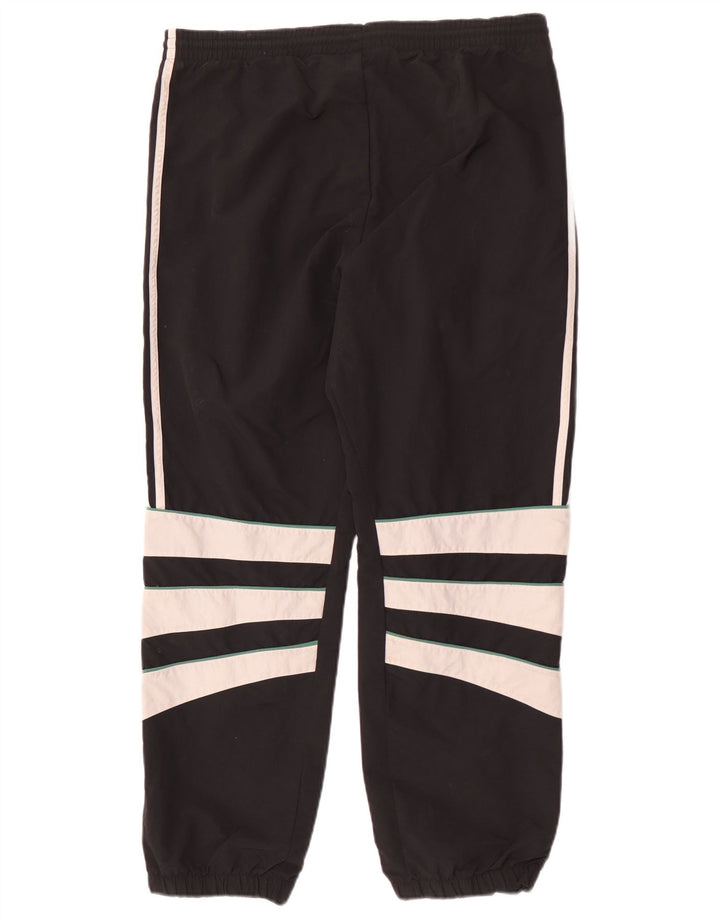 Adidas Hombre Pantalones De Chándal Joggers Medium Negro Colorblock Poliéster