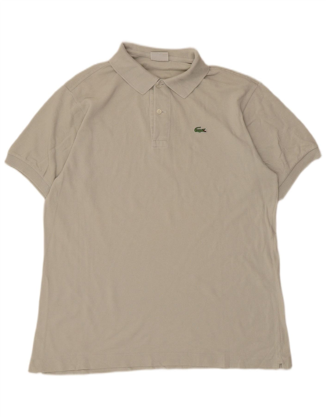 Polo Lacoste para hombre talla 5 grande algodón gris