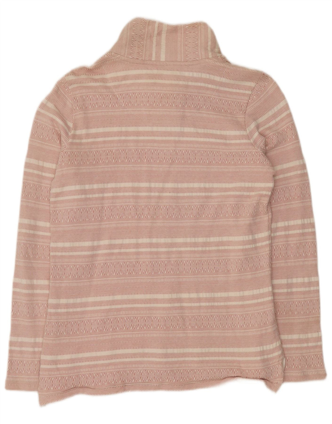 FAT FACE Sudadera extragrande para mujer, talla 8, talla pequeña, color rosa a rayas