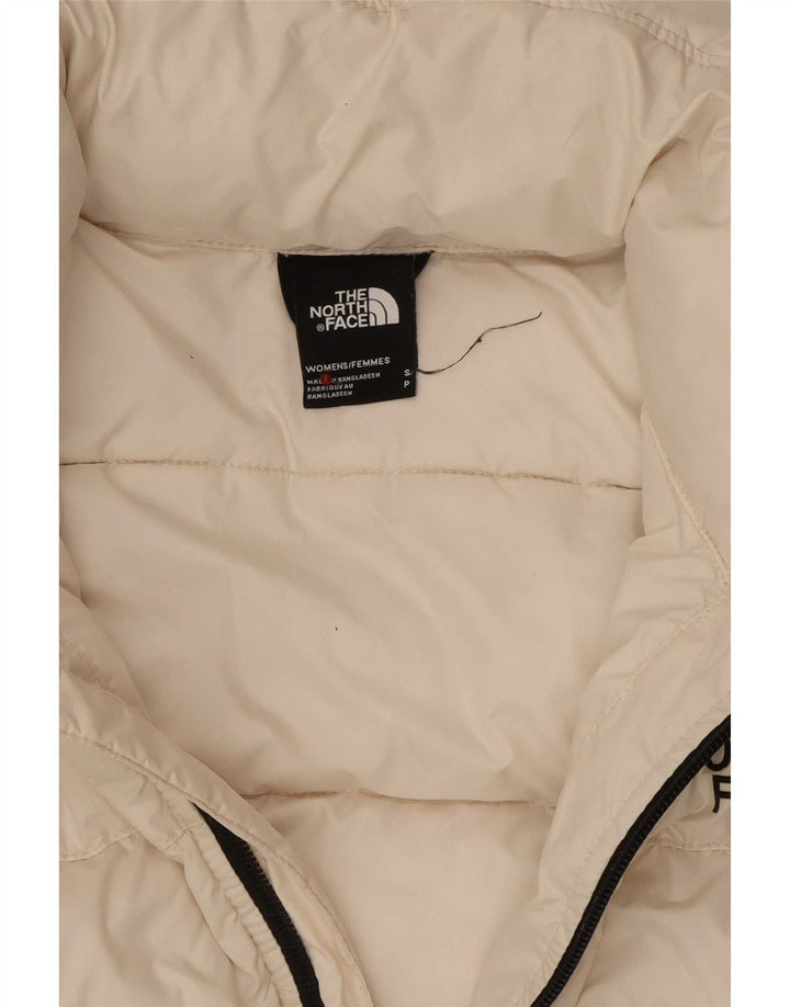The North Face Chaqueta acolchada con capucha para mujer UK 10 Small Poliéster blanco