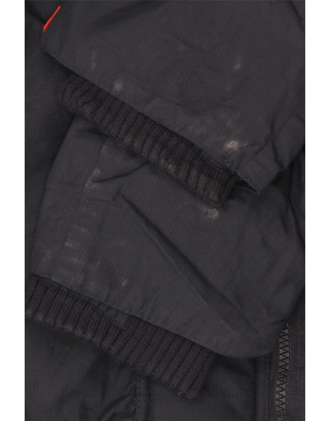SUPERDRY Chaqueta impermeable con estampado The Windcheater para hombre, talla 40, color azul marino