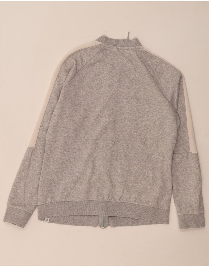 Puma Chaqueta de chándal para mujer UK 40 Grande Gris Colorblock Algodón