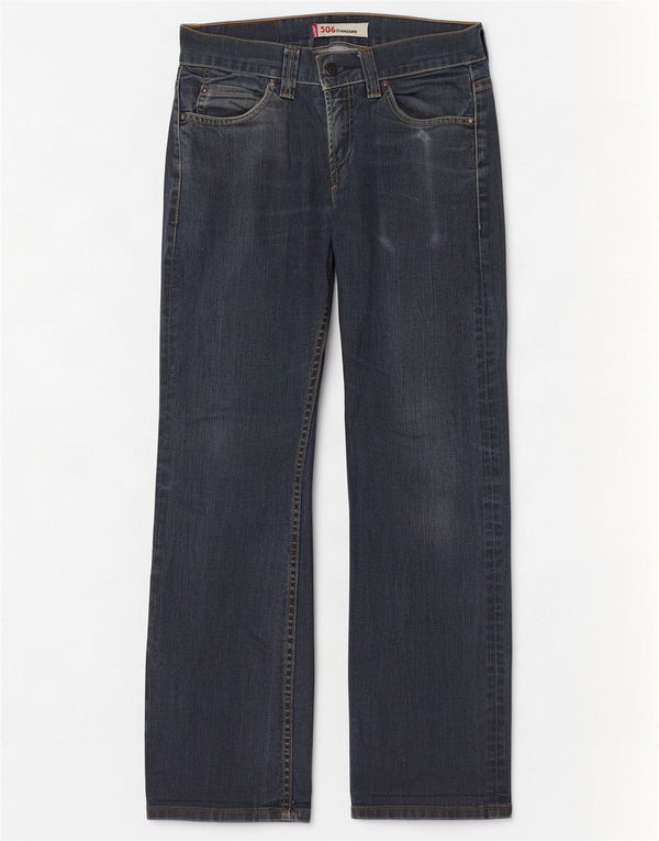 Levi's Jeans rectos de ajuste estándar 506 para hombre W30 L32 Algodón azul