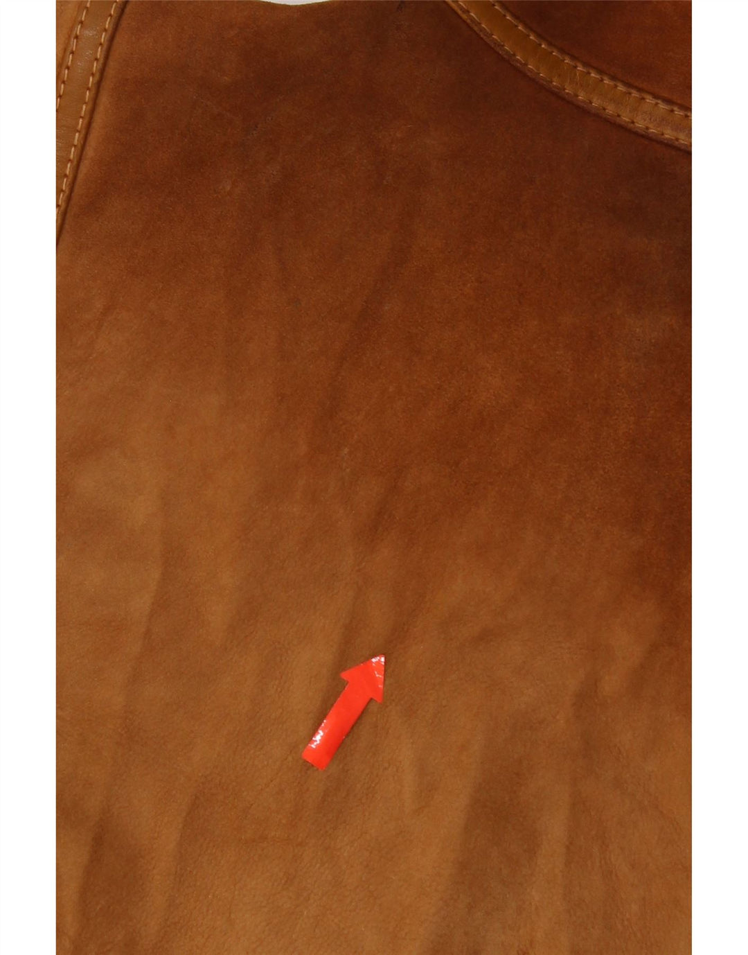Vintage mujer chaqueta de piel de gran tamaño IT 46 cuero marrón grande
