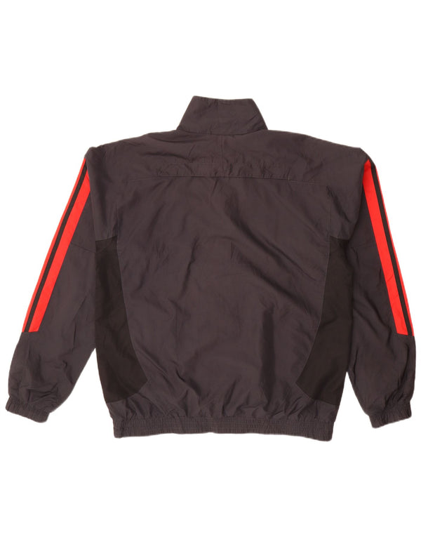 ADIDAS Chaqueta de chándal para hombre UK 40/42 Medium Black Colourblock