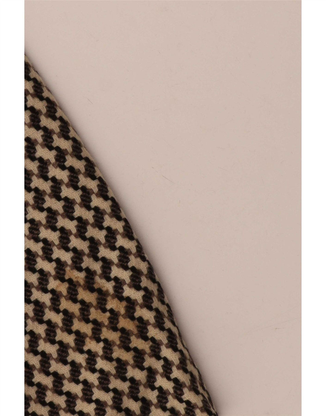 Poi By Krizia Chaqueta tipo blazer corta para mujer IT 40 Small Beige Houndstooth