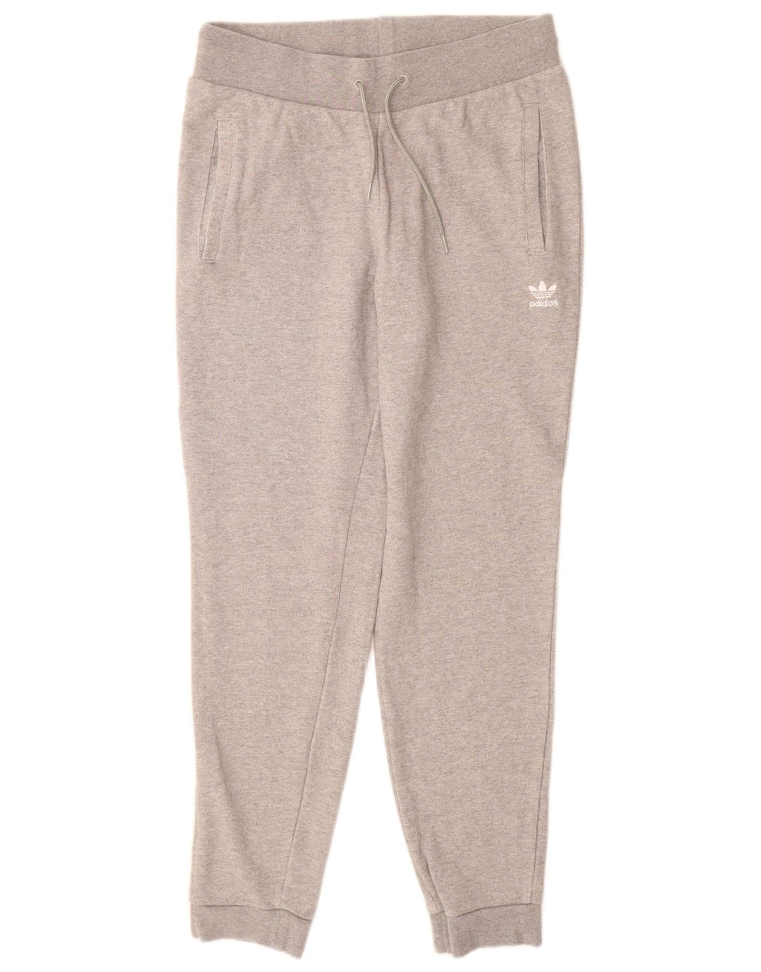 Adidas Pantalones de chándal para mujer Joggers UK 44 Algodón moteado gris medio