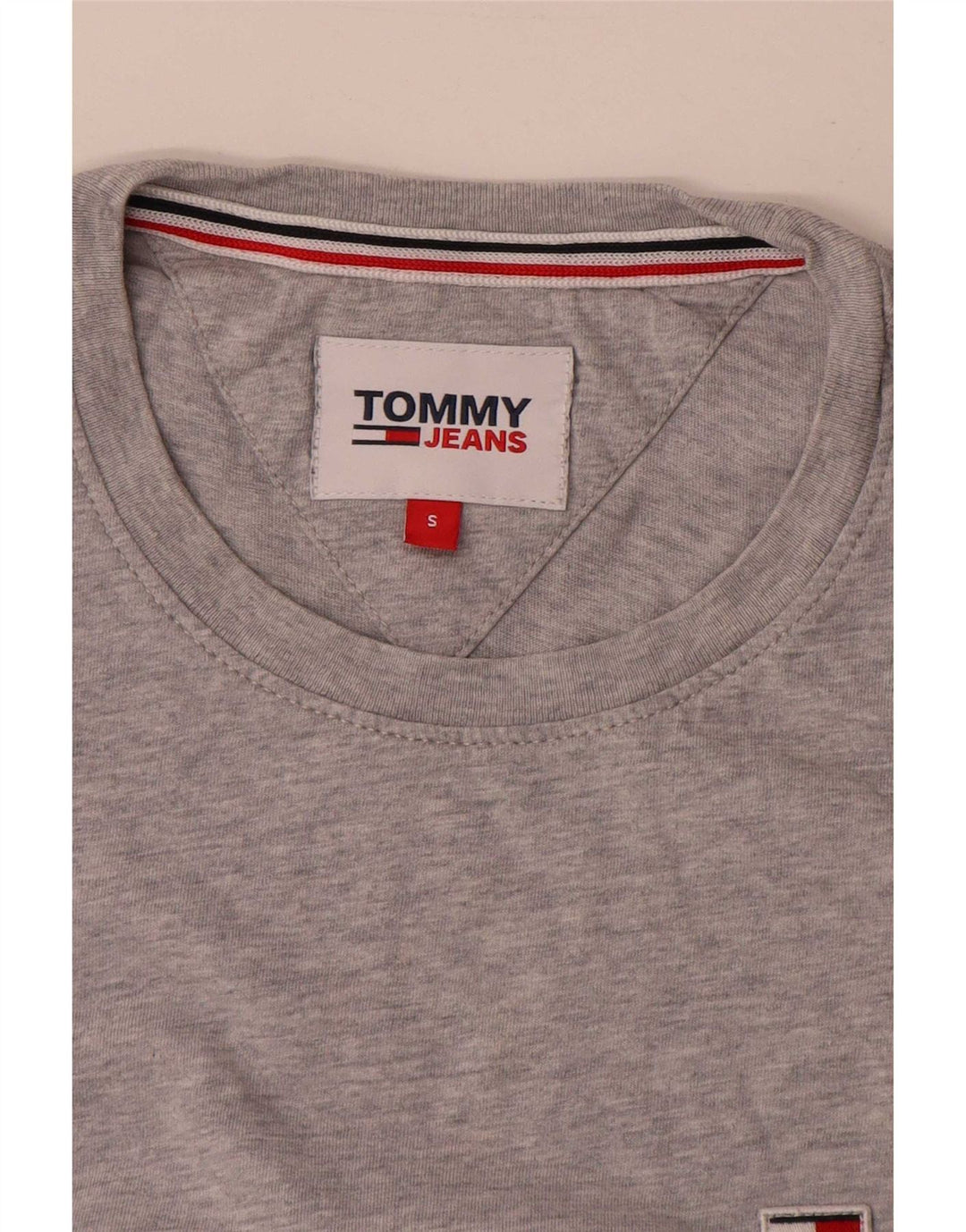 Tommy Hilfiger Camiseta para hombre Top Small Gris