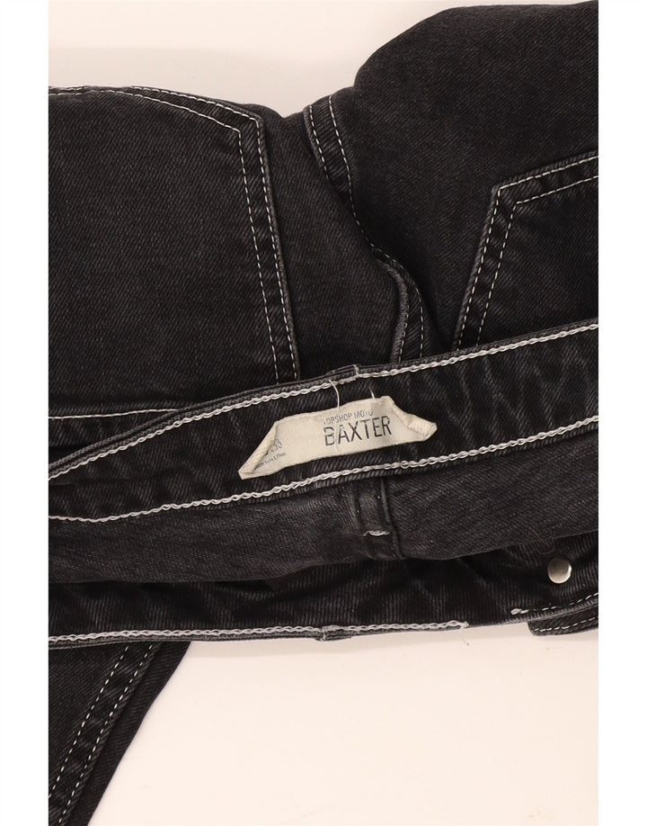 TOPSHOP Vaqueros ajustados Baxter para mujer W26 L25 Negro