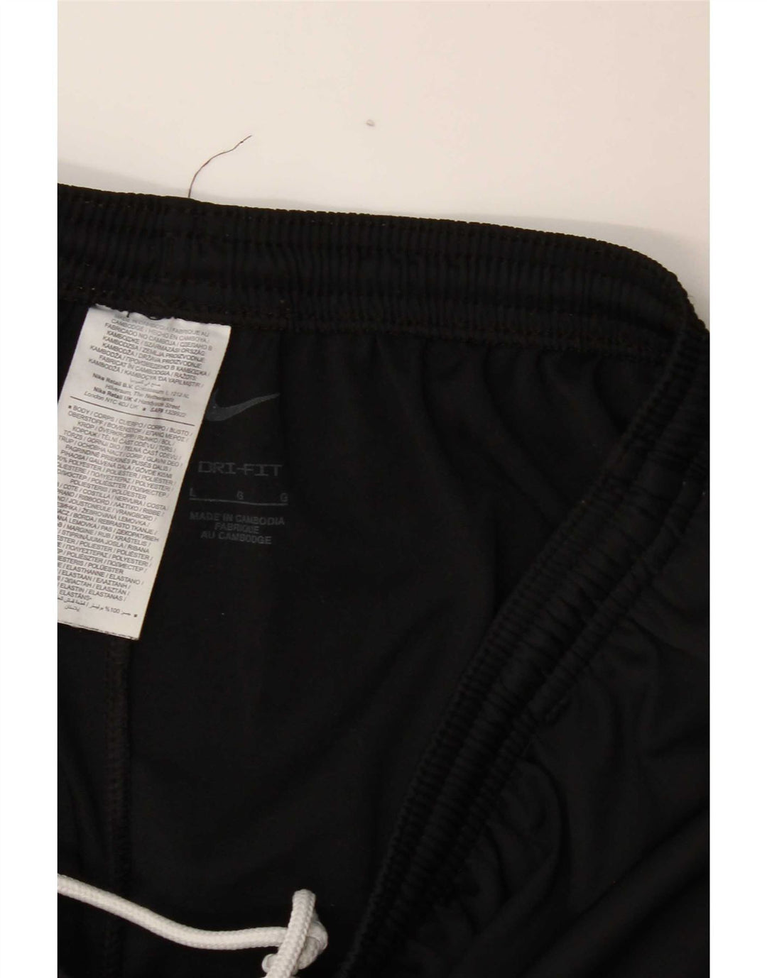 Nike Dri Fit - Pantalón de chándal para hombre, poliéster, color negro