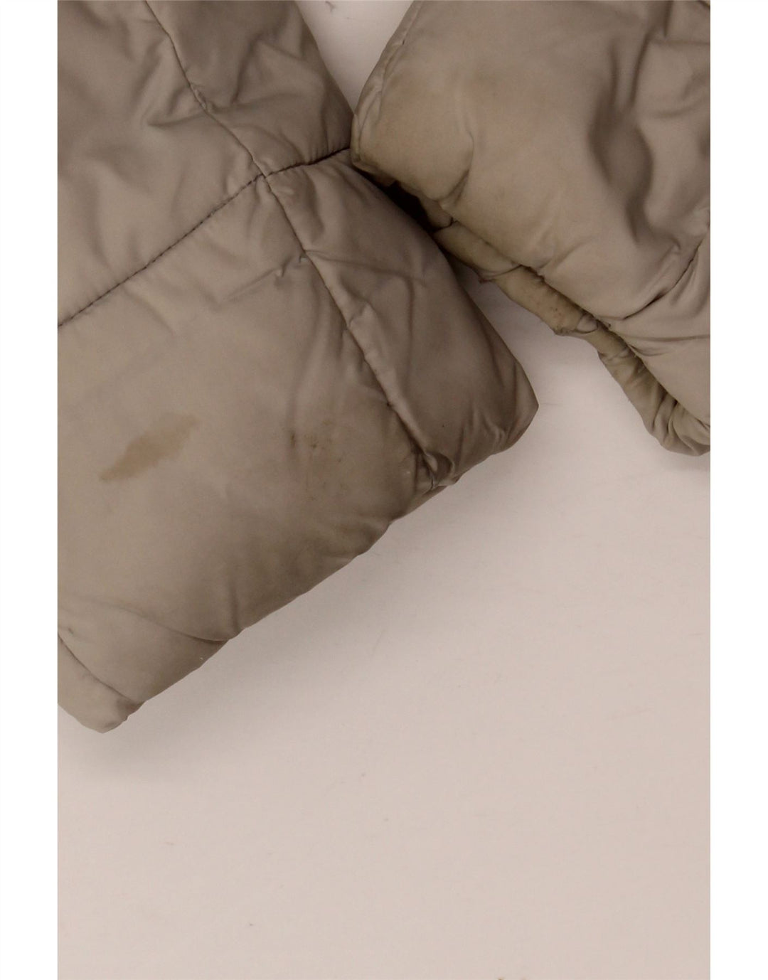 GUESS Chaqueta acolchada para mujer UK 46 Grande Poliéster beige