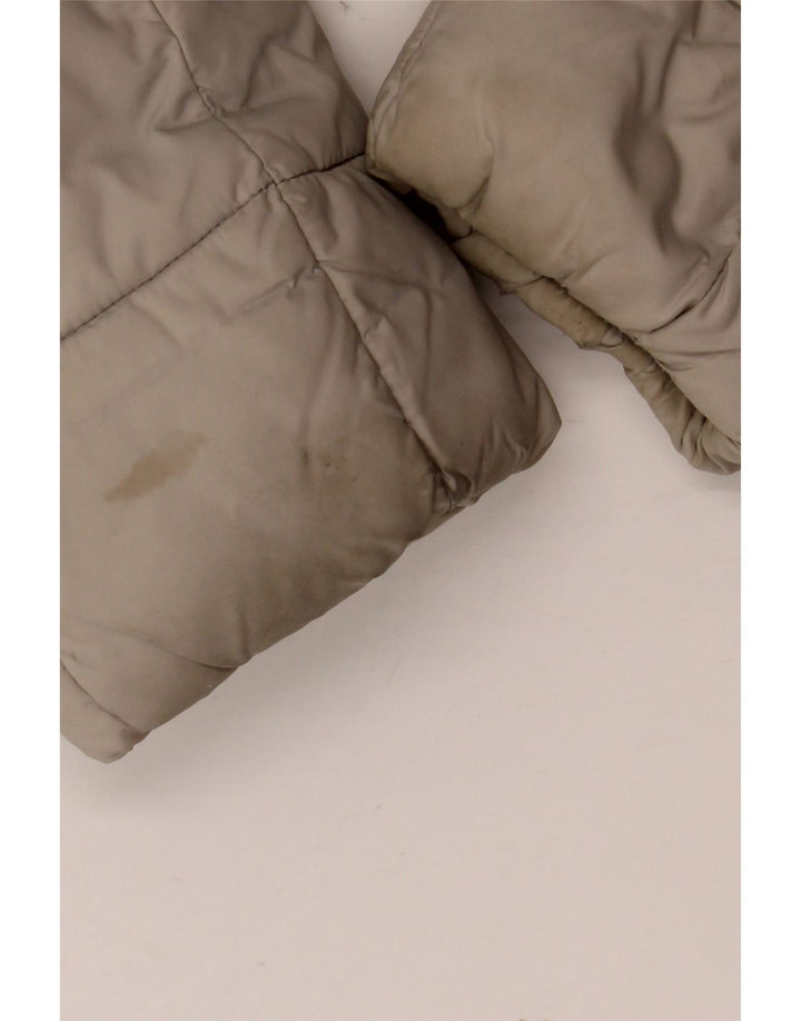 GUESS Chaqueta acolchada para mujer UK 46 Grande Poliéster beige