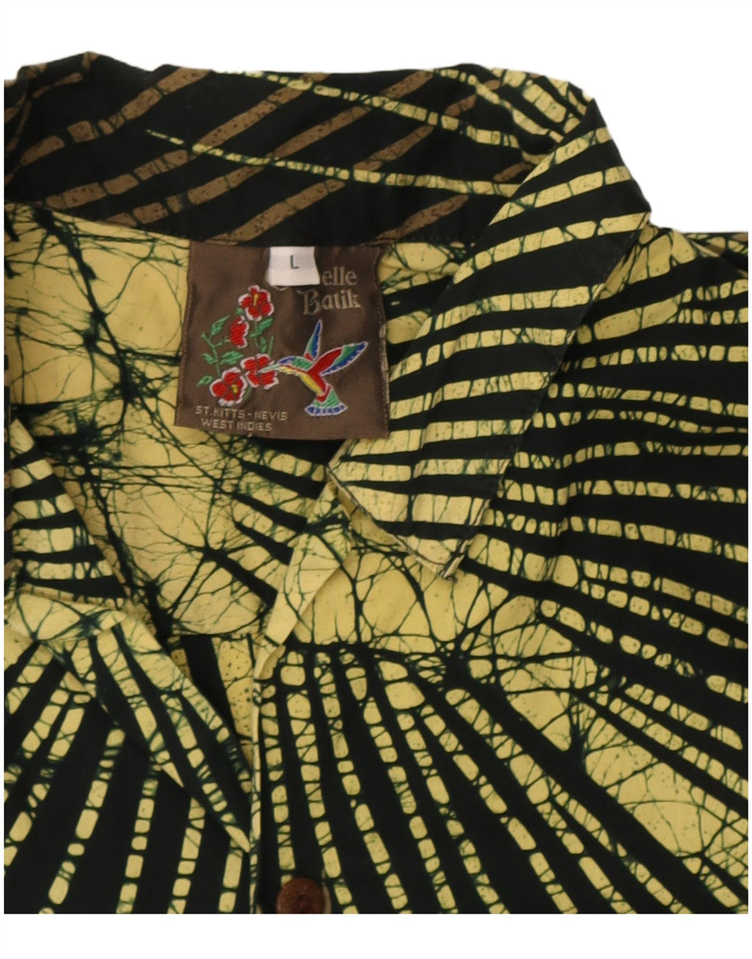 Caribelle Batik - Camisa con estampado abstracto para hombre, talla grande, multicolor