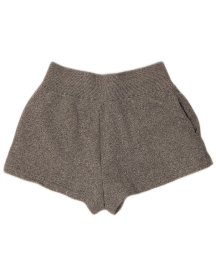 NIKE Pantalones cortos deportivos para mujer UK 10 Small Gris Algodón