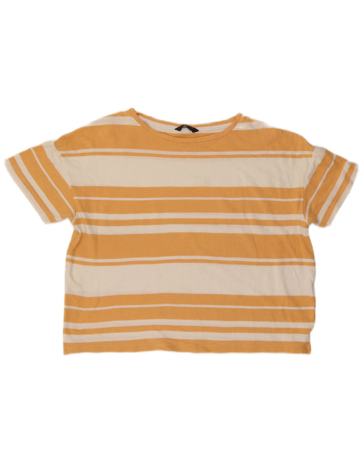 Marks & Spencer Camiseta extragrande para mujer Reino Unido 46 Grande Naranja Rayas