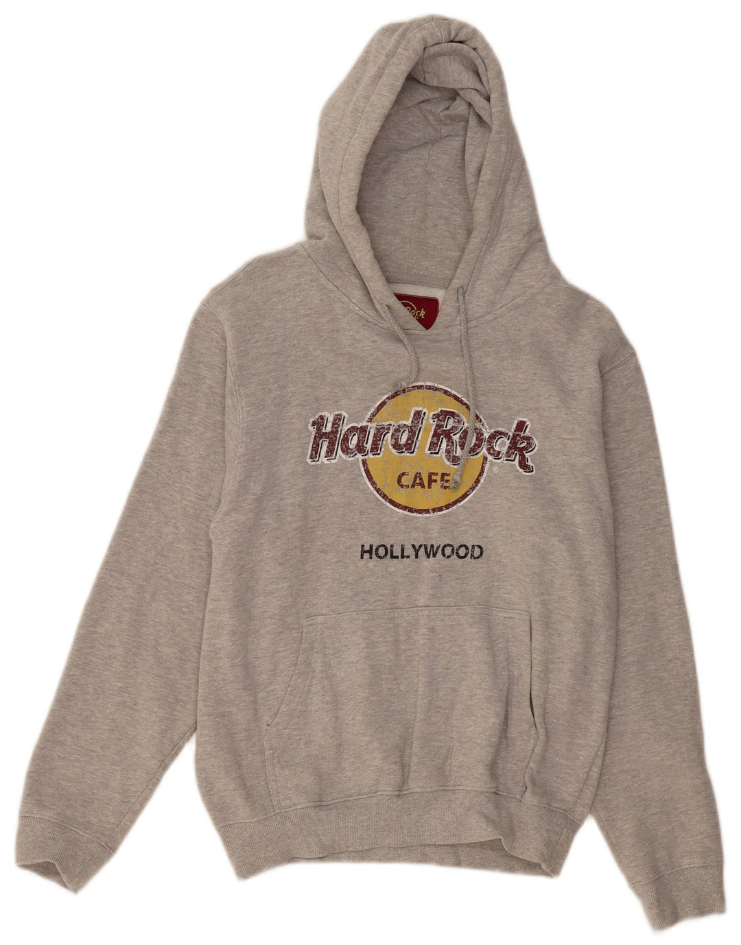 HARD ROCK CAFE Jersey con capucha Hollywood para mujer Reino Unido 40 Gris medio moteado