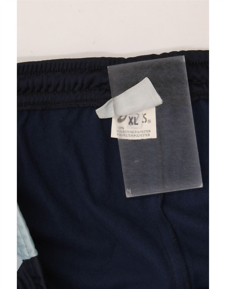 Asics Pantalón De Chándal Hombre XL Azul Marino Colorblock Poliéster