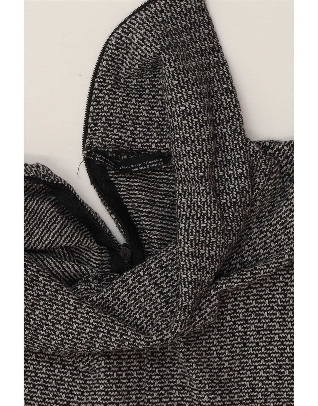 Zara Mujer Mono Corto Sin Mangas UK 10 Small Gris