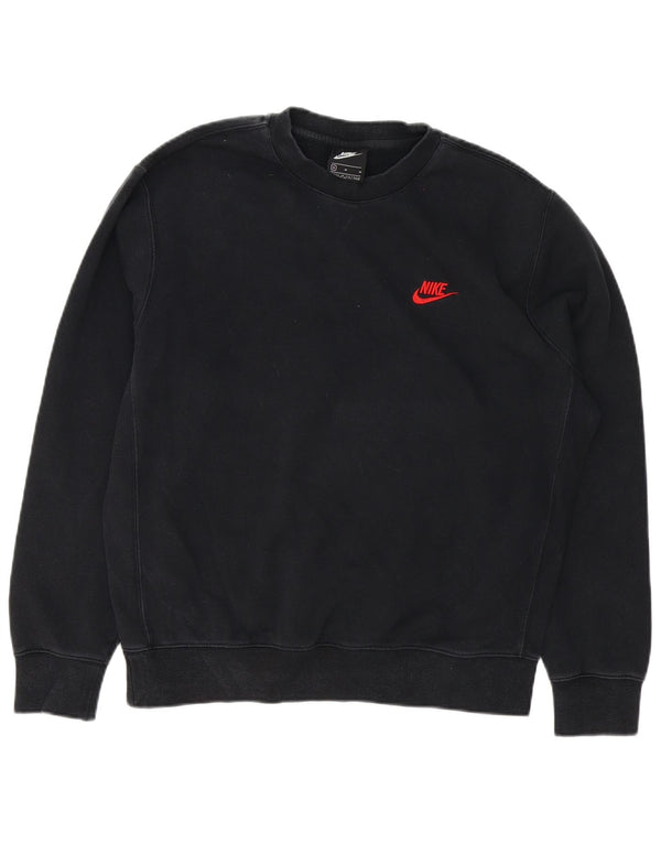 Nike Hombre Sudadera Jumper Medium Negro Algodón