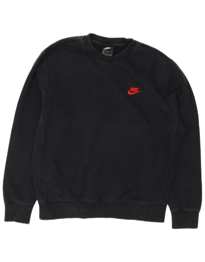 Nike Hombre Sudadera Jumper Medium Negro Algodón