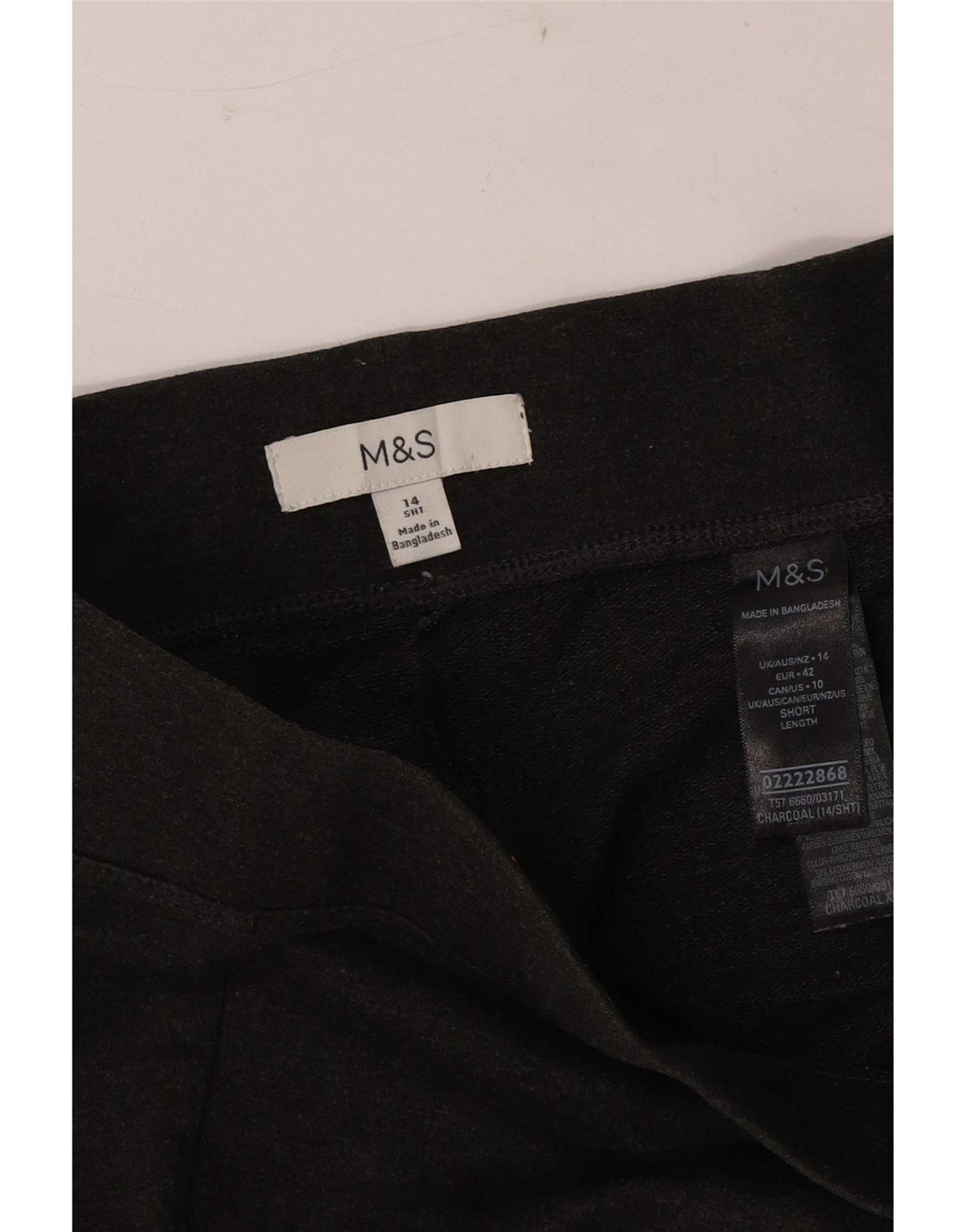 Marks & Spencer Leggings para mujer Reino Unido 44 Algodón gris grande
