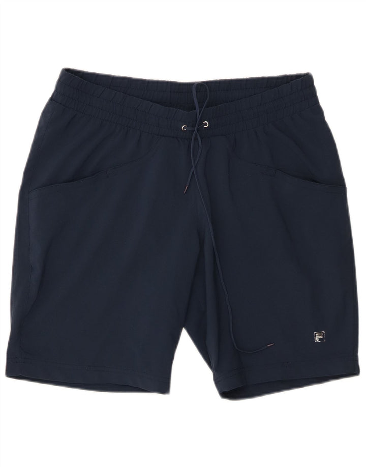 Fila Shorts deportivos para mujer UK 46 Large Poliéster azul marino