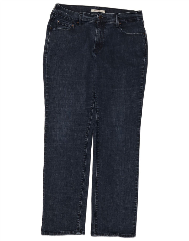 Vaqueros Levi's Mujer 505 Rectos W31 L32 Algodón Azul Marino