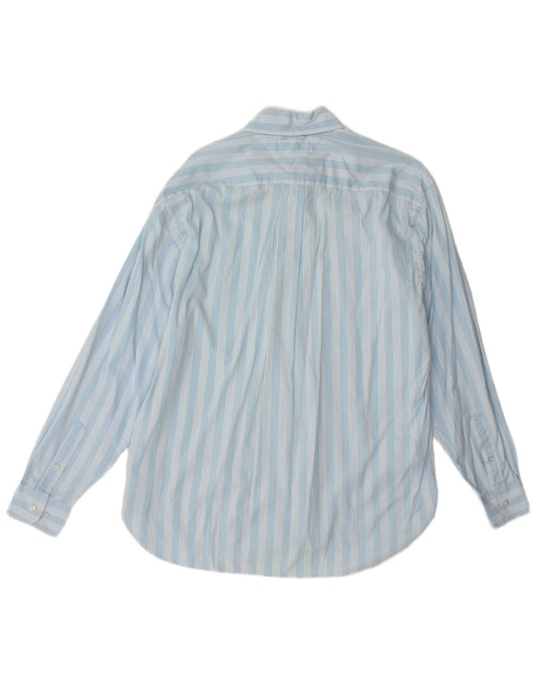 Camisa Tommy Hilfiger Hombre Algodón Rayas Azul Medio