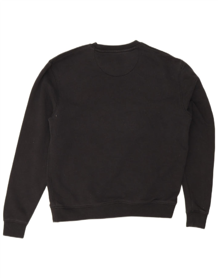 Jack Wills Hombre Sudadera Estampada Jersey Pequeño Algodón Negro